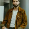 Guy Burnet Landman Brown Suede Leather Jacket