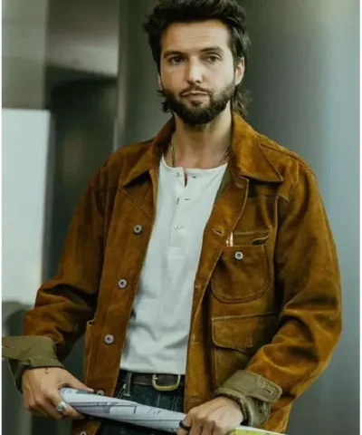 Guy Burnet Landman Brown Suede Leather Jacket