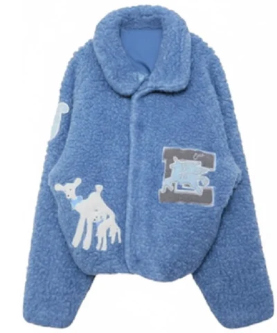 Hamilton x ERL Sherpa Varsity Jacket