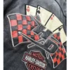 Harley Davidson Leather Jacket - Back Patch Close Up