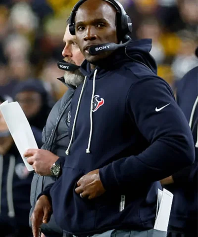 Houston Texans DeMeco Ryans 2025 Sideline Hoodie