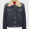 Hudson Williams denim Aviator Jacket