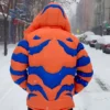Digimon Greymon Blue & Orange Puffer Jacket - Best Winter