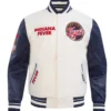 Indiana Fever Classics Rib Retro Varsity Jacket
