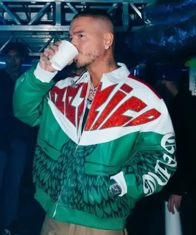 J Balvin Mexico Guadalupe Leather Jacket
