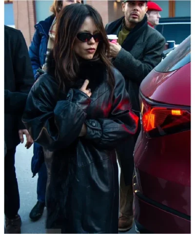 Jenna Ortega 2026 Sundance Film Festival Coat