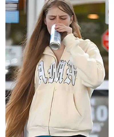 Alternative view of Vivian Jenna Wilson Beige Hoodie