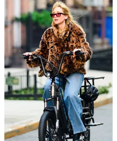 Jennifer Lawrence Fur Jacket