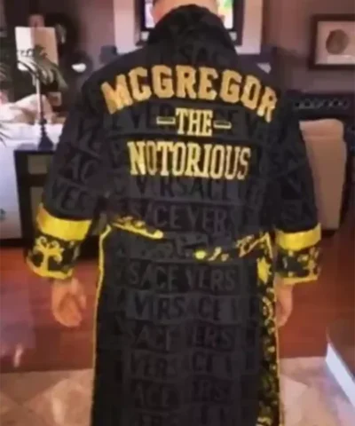 Jorge Masvidal Versace Belted Robe For Unisex