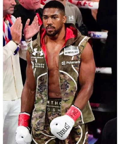 Alternative view of Anthony Joshua v Jake Paul Kaseya Center Sleeveless Hoodie