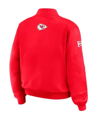 Kansas City Chiefs 1960 Patch Full-Zip Red Bomber Jacket