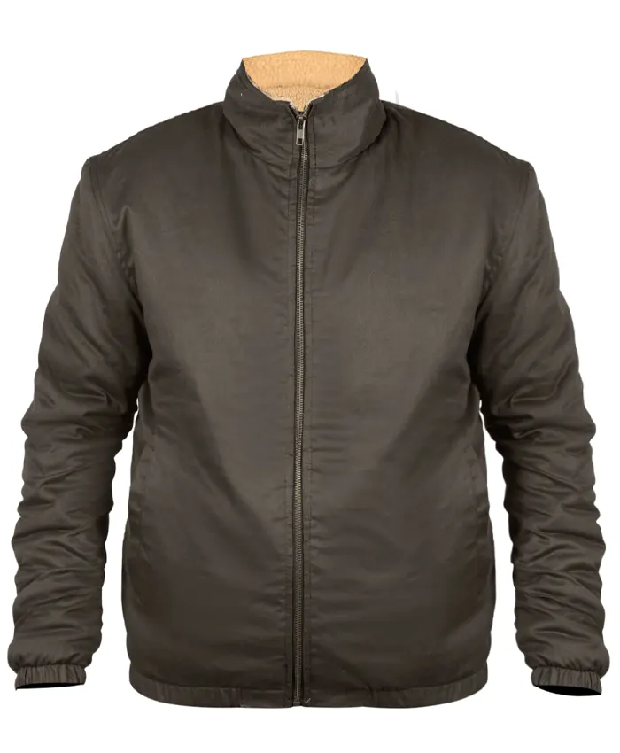 Kendall Roy Succession S04 Jeremy Strong Shearling Brown Jacket