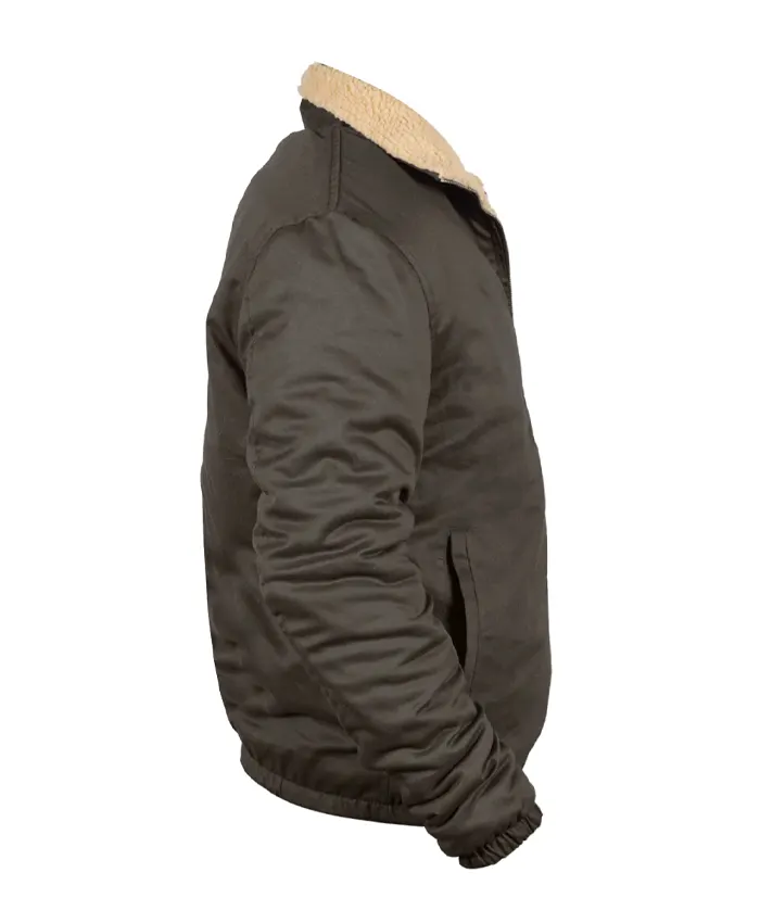 Kendall Roy Succession Season 4 Jeremy Strong Shearling Brown Jacket