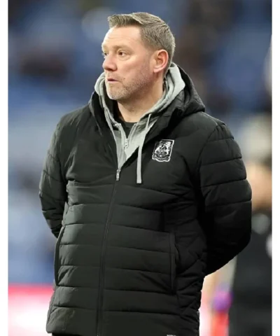Kevin Nolan Sky Bet League One Match Black Puffer Jacket