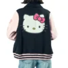 Kitty Rainbow Varsity Jacket