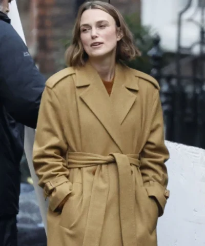 Knightley Black Doves Trench Coat
