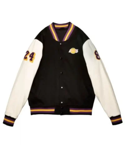 LA Lakers Black Mamba Hall of Fame Kobe Bryant Varsity Jacket