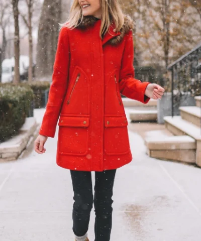 Shop Now Kristen Vaganos General Hospital 2025 Red Coat