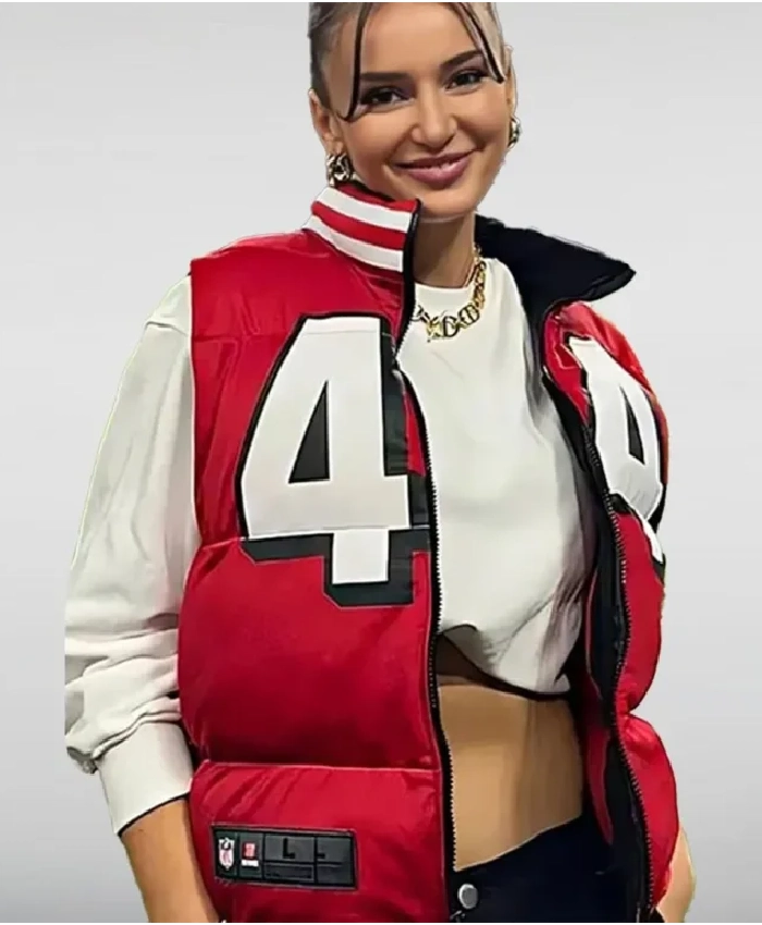 Kristin Juszczyk 49Ers Puffer Vest