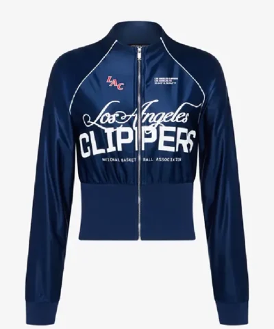 LA Clippers Women’s Cropped Corset Track Jacket