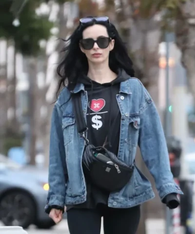 Kristen Ritter Los Angeles Blue Denim Jacket