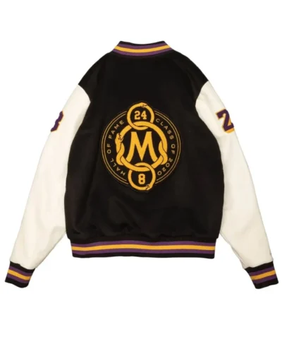 Kobe Bryant Los Angeles Lakers Black Mamba Hall of Fame Varsity Jacket