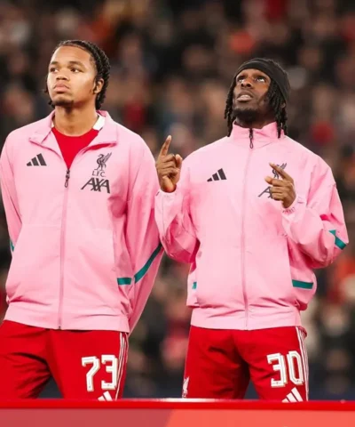 LFC Adidas Z.N.E Anthem Pink Jacket