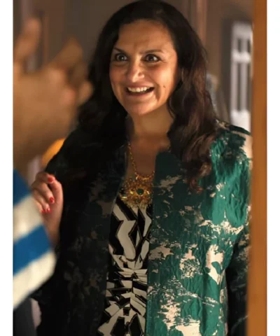 Laurence Gormezan Emily in Paris S5 Floral Wrap Coat