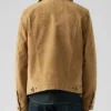 Classic Levi`s Suede Trucker Brown Jacket