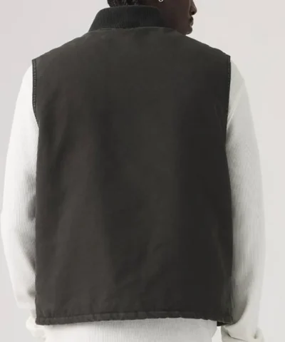 Levi`s Work To Be Done Black Vest