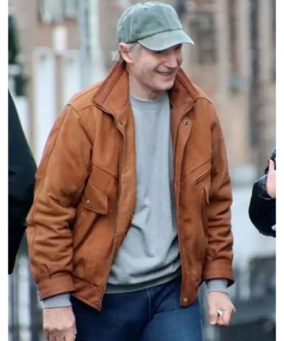 Liam Neeson 4 Kids Walk Into a Bank 2026 Jacket