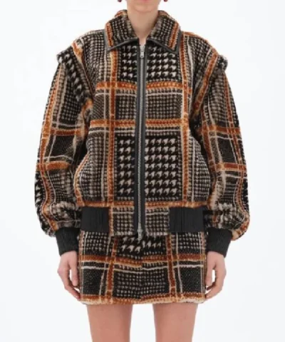 Lipinski The Traitors US S04 Brown Plaid Jacket