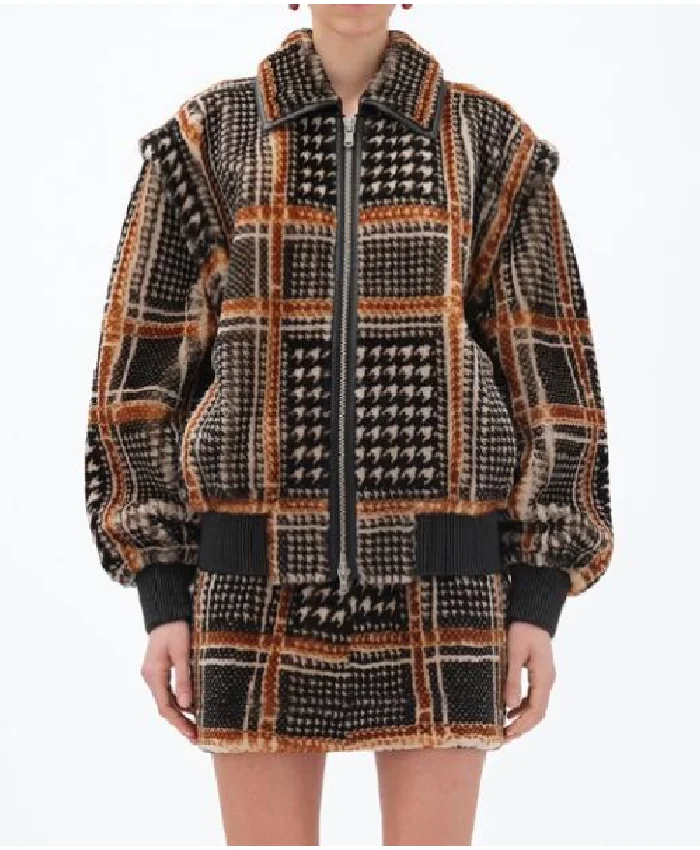 Lipinski The Traitors US S04 Brown Plaid Jacket