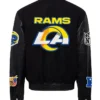 Los Angeles Rams Wool and Leather Varsity Jacket