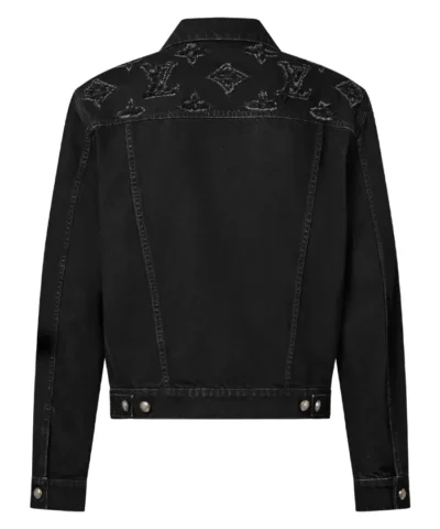 Louis Vuitton Monogram Destroy Denim Trucker Jacket