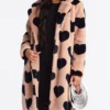 Lover Girl Fur Heart Print Coat