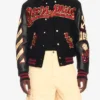 MILAN X OFF-WHITE- VARSITY JACKET