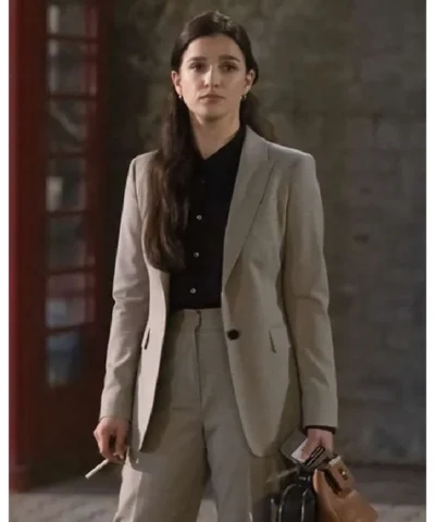 Marisa Abela Industry Beige Blazer