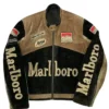 Marlboro Cafe Racer Leather Jacket