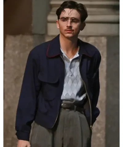 Marty Supreme 2025 Timothee Chalamet Blue Jacket