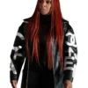 Mary J. Blige TV-Series Power Book II Ghost Monet Black Leather Coat