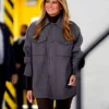 Melania Trump Red Cross Holiday Care Gray Jacket