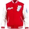 Memphis Grizzlies 2024/25 City Edition Chenille Red Varsity Jacket