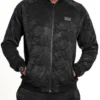 Men’s Black Camo Luxe Bomber Jacket