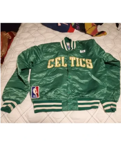 Men’s Vintage 80’s Starter Boston Retro Celtics Green Satin Jacket
