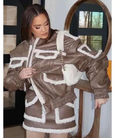 Meredith Marks RHOSLC Brown Leather Jacket