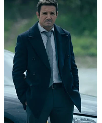 Mike McLusky Mayor Of Kingstown S04 Wool Peacoat