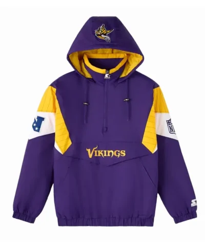 Minnesota Vikings OVO Breakaway Purple Pullover Jacket