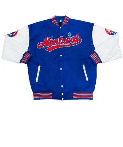 Montreal Expos Varsity Wool-Leather Jacket