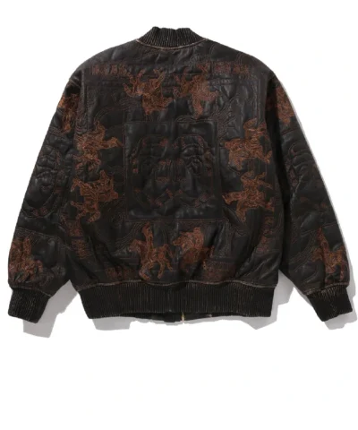 Alternative view of Bape Multi logo Bomber Jacket
